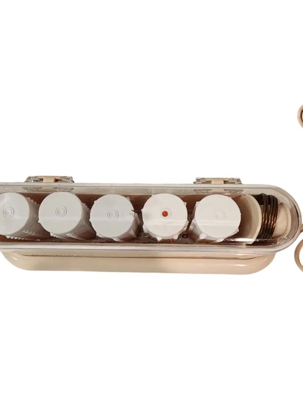 Conair Touch 'n Go Hot Rollers / Vintage Pink Womens Hair Styling Curlers